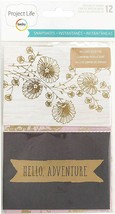 Project Life 380014 Specialty Card Pack Core Snapshots Editions-Gold Foil (12 Pc - £7.08 GBP