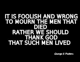 OFFICE HOME SUCCESS MOTIVATION GEORGE PATTON QUOTE FAN ART CUSTOM PHOTO ... - $4.79+