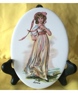 PINKIE ~ Sarah Moulton, Thomas Lawrence, Pinky, 6&quot;x4&quot; Oval Tile, 1977 ~ ... - £17.89 GBP