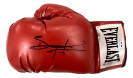 Bernard Hopkins Signed Everlast Red Left Handed Boxing Glove PSA - $290.99