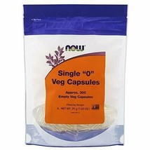 NOW Supplements, Empty Vegetarian Capsules, Single &quot;0&quot;, Filled by Weight... - £9.94 GBP