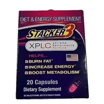 Stacker 3 XPLC 20ct Extreme Performance Fat Burner Increase Energy &quot;Try-Me&quot; - $3.99