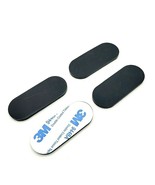 2&quot; x 3/4&quot; Oval Rubber Feet 1/8&quot; Thick 3M Adhesive Stick on Pad for Elect... - £9.04 GBP+