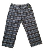 JOHN DEERE Brown Plaid Check Flannel Pajama Lounge Pants Adult Mens XL Cotton. - $13.99