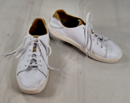 OluKai Lae&#39;Ahi Li &#39;Ili White Leather Lace Up Sneakers Men&#39;s Shoes Size 10.5 - $64.99