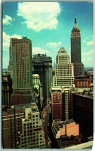 Skyscrapers of Downtown Manhattan New York City NY NYC UNP Chrome Postcard F13 - £2.34 GBP