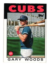 1986 Topps #611 Gary Woods Chicago Cubs - £1.10 GBP