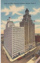 Niels and Millie Esperson Buildings Houston Texas TX Postcard  - £2.24 GBP