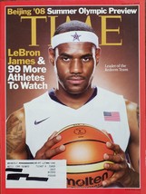 LeBron James, Beijing &#39;08 -Time Magazine August 4, 2008 - £3.17 GBP