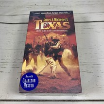 Texas VHS (2) VCR Video Tapes James Michener Stacy Keach David Keith New Sealed - £3.09 GBP