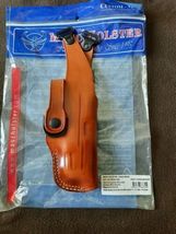 Fits S&W Shield 45 3.3”BBL Thumb Safety Leather Shoulder Holster Dble Mag #1334 image 7