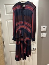 NWT Joie Roz Caviar Midi Dress Asymmetric Long Sleeve 8 - $84.15