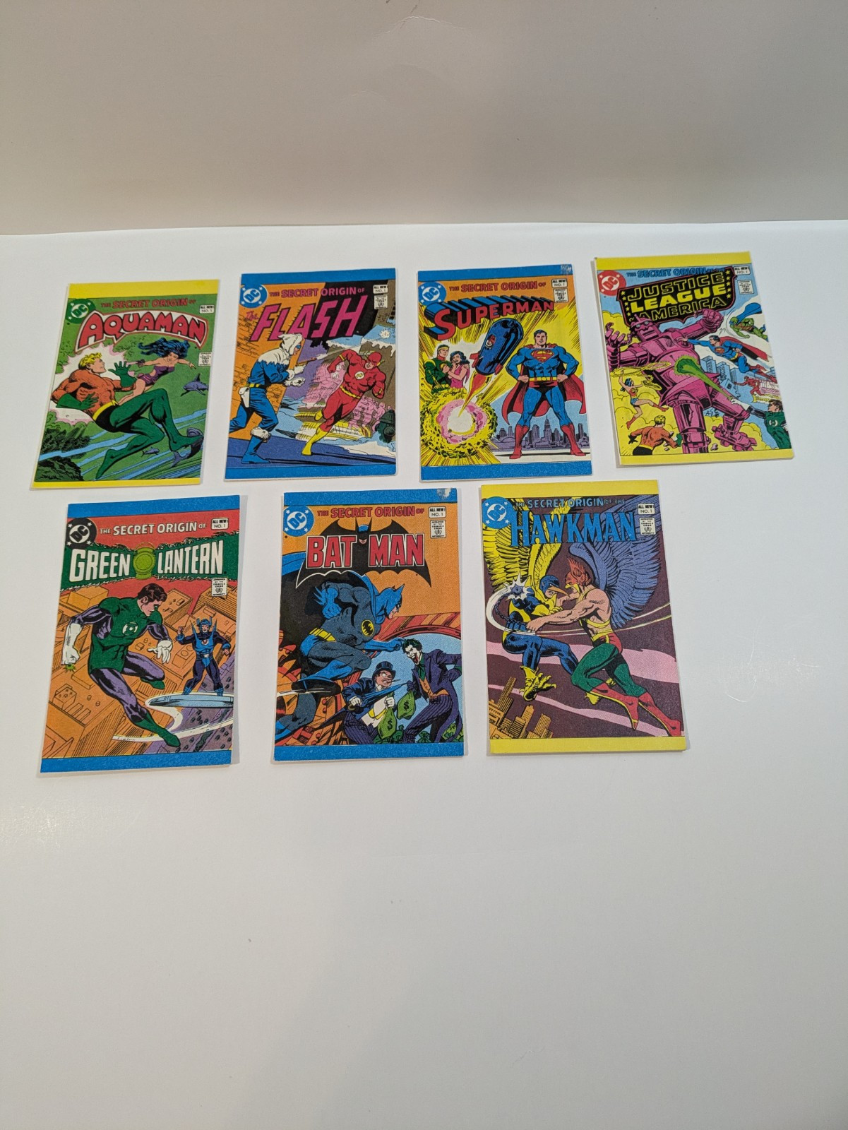 DC Mini Comic Books 3&quot; X 4&quot; Lot Of 7 1980s  - Near Mint Condition - $49.50