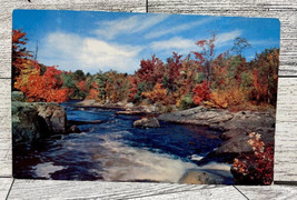 POSTCARD Running Stream And Fall Colors Near Breezewood PA - £2.55 GBP