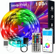 Daybetter Led Strip Lights 100Ft, Smart Light With App Remote Control,, 1 Roll - £29.32 GBP