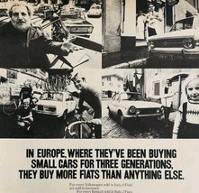 1972 Fiat European Cars Italy Germany Sweden Advertisement Automobilia D... - $40.67 CAD