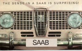 1964 Saab Showroom Advertising Sales Folder / Brochure - RARE!! Awesome  2A - $34.15