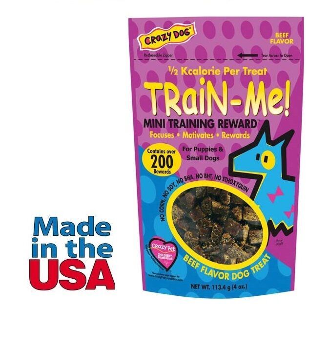 Dog Training Mini Treat Pack Beef Flavor Rewards For Puppies Small Breed Dogs