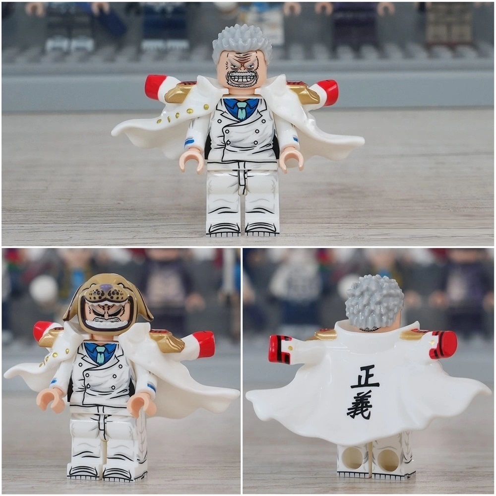 Monkey D Garp One Piece Lego Compatible Minifigure Bricks Toys