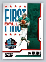 Dan Marino #10 2023 Score Miami Dolphins First Ballot - £1.56 GBP