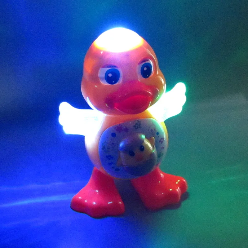 Play Zhenwei Battery Powered Musical Dancing Duck with Flashing Light Interestin - £35.88 GBP
