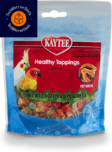 Kaytee Fiesta Healthy Toppings Papaya Bits For All Pet Birds, 2.5-Oz Bag  - £16.70 GBP