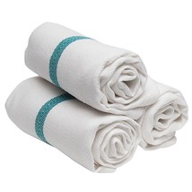 2XDiane Green Stripe Barber Towels, 12 Pack - $49.45