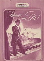 Immer nur Du Brochure Progress Filmilustrierte 1941 German Movie - £7.36 GBP