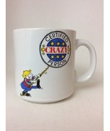 Certified Crazy Person Mug Cup Coffee Vintage Russ - $9.10 CAD