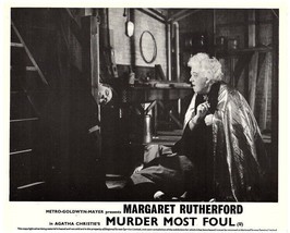 Murder Most Foul 1964 Margaret Rutherford as Miss Marple finds body 11x14 photo - $19.99