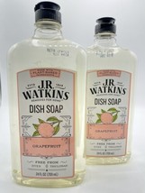 2 J.R. Watkins Grapefruit Dish Soap 24 Ounce Free from DyesRare Bs273 - $65.44