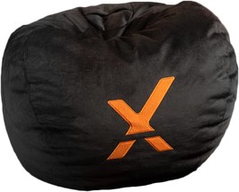 X-Ball Gaming Bean Bag Chair Black/Orange - £0.00 GBP
