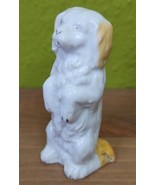 Antique English Staffordshire Begging Spaniel Dog 3.25&quot; Figurine - $91.57