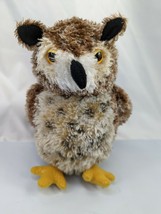 Aurora Owl Plush 7 Inch Brown Spotted Stuffed Animal Toy - $8.95