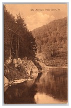 The Narrows Wells River Vermont VT UNP Sepia DB Postcard XA6 - £3.01 GBP