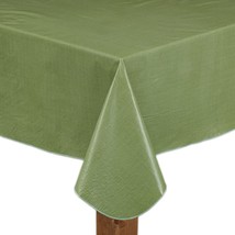 Lintex Cafe Deauville Sage 60x120 Oblong (Rectangle) Vinyl Tablecloth [K... - £19.67 GBP