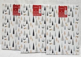 9 Total Wondershop Wintery Scene Gift Shirt Boxes 14.25" x 9.5" x 1 7/8" image 2