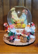 Mr. and Mrs. Clause Baking with Elves Christmas Snow Globe - $57.00