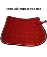 Roma All Purpose Horse Saddle Pad and Set of 2 Red Bandana Polos USED - £19.90 GBP