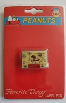 Peanuts Snoopy FLYING ACE (vs Red Baron) Favorite Things pin NEW ON CARD ! - $17.99