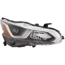 Headlight For 2019-21 Nissan Altima Right Side Black Chrome Halogen Clear -CAPA - £379.85 GBP