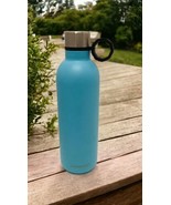 Starbucks Coffee Aqua Blue Thermal Tumbler 20 oz.  Water Bottle PREOWNED - $15.16 CAD