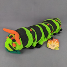 Folkmanis Hand Puppet Caterpillar Bug Plush Stuffed Animal 18 Inch Folktails Toy - £30.88 GBP
