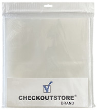 CheckOutStore Clear Plastic CPP for 12&quot; LP Vinyl Record Album Covers (Ou... - $16.46+