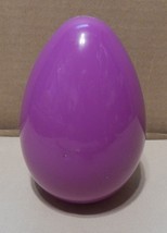 Big Easter Egg 5 1/2&quot; x 3 3/4&quot; Snap Together Purple Treat Container Med ... - £1.96 GBP