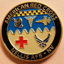 American Red Cross Nellis AFB Nevada Token 1-1/2&quot; 1 oz. - £7.77 GBP
