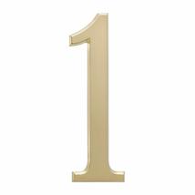 Whitehall Products DeSign-it Standard Plaque, Number &quot;9&quot;, Satin Brass - £6.98 GBP+