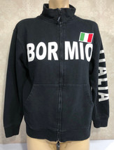 Bormio Italy Flag Myday Large Freestyle Wear Cotton Blend Full Zip Sweat... - $26.27