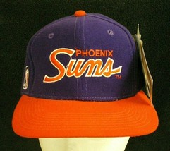 Phoenix Suns Vtg Nba Sports Specialties Script (Size 6-3/4, Fitted) Nwt Wool Hat - £27.25 GBP