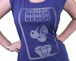 Bench UK Donna Calcare Blu Fessura Macchina Cherry Diamante T-Shirt BLGA... - £11.41 GBP